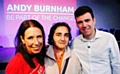 CHANGED life . . . Marzia Babakarkhail with MP Debbie Abrahams and Labour leadership hopeful Andy Burnham