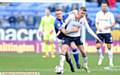 STRONG IN DEFENCE . . . Athletic skipper Peter Clarke shows his mettle against Bolton. PICTURE by ALAN HOWARTH