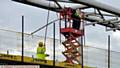 Bridge work over Oldham Way. Work will last until January 2017.