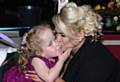 GIVE us a kiss . . . Millie Moran and mum Emma Clarke 