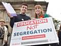 CAMPAIGN launch . . . Andy Burnham with Angela Rayner 