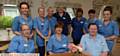 PRIDE in Oldham nominees, staff at the Miller House unit at Shawside Nursing Home. Back, from left, Elizabeth Taylor, Jane Buckley, Bridget Armstrong (care assistants), Dianne Oliver (house manager), Annette Gilbert (registered nurse), Sarah Butterworth, Jenna McDonald (care assistants). Front, from left, Anita Warrington, Pearl Davenport (care assistants), Amanda Hart (housekeeper)