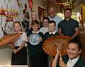 PRIDE in Oldham nominees, the trip to China by staff and pupils at Limehurst Primary School. Staff, from left, Rachel Robertson, Ian Wilson (associate head teacher), Tim Heywood. Pupils, from left, Elizabeth Crofts, Leon Rostron, Bethany Ledger, Kayson Flanagan, Alishyah Warburton