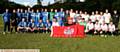 Uppermill FC V Beijing Rangers Vets, match played at Churchill playing fields, Greenfield, Oldham. Pic shows, L/R, Uppermill FC, Beijing FC, Vets.