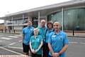 Pride in Oldham nominees, Chadderton Wellbeing Centre and library staff who helped road accident victim Oliver Smethurst in February. Left to right, Paul Harrison, Eileen Marsh, Chris Bush, Karen Lord, Paddy Wolstenholme.