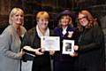 LEFT to right: Shirley Ogden, Sharon Guiney, Vice Lord-Lieutenant Edith Conn and Samantha Constantinou