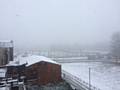 Oldham Mumps car park in the snow