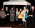 Dr Kershaw's Hospice, Oldham, held a multi-faith service of remembrance at the Alexandra boating lake, Oldham. Pic show, Jackie Allen, from Oldham, with a remembrance candle in memory of her mother, Mary Molloy, who was looked after by Dr Kershaw's Hospice, when her mother was ill.
