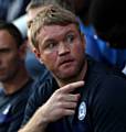 GRANT McCANN . . . the Posh manager is expecting an instant reply from his side