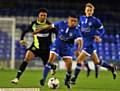 ATHLETIC midfielder Francois Antoine looks to play a pass.