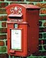 STOLEN . . . the King George VI post box