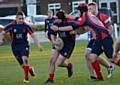 Oldham RU firsts Cameron Wood v Carlisle 5-11-16