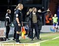 POINTING THINGS OUT: David Dunn, pictured in his last game in charge of Athletic against Millwall.