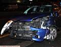 Crash involving a Toyota taxi (pictured) and a Ford Fiesta on Drury Lane / Manchester Road, Chadderton.