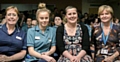 VITALLY important to get first impressions right . . .. from left, Ursula Caldwell, clinical educator at Pennine Acute Trust, Molly Fitzpatrick; Dr Kate Granger and Gill Harris, chief nurse at Pennine Acute Trust