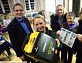 DEFIB training . . . (from left) Councillor Garth Harkness; Lisa Stanway, community resuscitation development officer; Christine Wilson, Oldham Council; Phillida Shipp and Gillian Clark