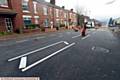 A huge sink hole which appeared in the centre of Rochdale Road, near Tandle Hill Park has now been repaired after eight days.
