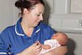 NEWLY-qualified midwife Fay Read at the Royal Oldham Hospital