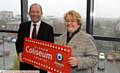 JUST the ticket . . . Coliseum artistic director Kevin Shaw and council leader Jean Stretton