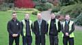 GARDENERS' World presenter Joe Swift (centre) with former apprentices Paul Byrne, Chris Woods, Michael Shaw and Andy Marsland
