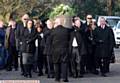 LAID to rest . . . Craig Gill's funeral yesterday
