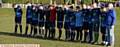 TOTAL RESPECT . . . Royton Park stand for a minute's silence to remember the Brazil plane crash