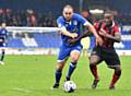 DRESSING ROOM TALK. . . Lee Croft says a frank exchange of views took place between Athletic players after Monday's shock FA Cup exit