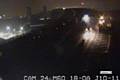 Highways England has released CCTV footage showing a driver ignoring an overnight slip road closure at junction 11 of the M60 at Eccles, where he is seen being chased through the construction area by shocked road workers.