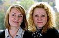 FIFTH year in business: Liz Lancashire (left) and Deborah Wroe