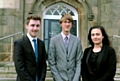 Oxbridge bound: (l-r) Daniel McLoughlin, Aaron Hartnell Booth, Emma Jackson