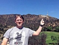 Dave Robinson on his Hollywood trip