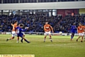 get in: Matt Palmer scores the only goal of the game against Blackpool