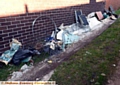 RUBBISH dumped in an alley off Rochdale Road, Royton