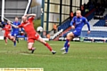 STRIKER Curtis Main tries to get a shot away.