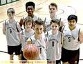 BIG SMILES . . . Crompton House’s Year Eight basketball team, fronted by captain Harry Pennells. 