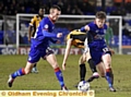 CALMING INFLUENCE: Matt Palmer’s build-up play was instrumental in Athletic’s match-winning goal against Chesterfield on Monday.