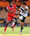 fleet of foot .. . Dominic Poleon could be handed a place on the substitutes’ bench for tomorrow’s trip.