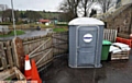 Dunwood Park (in Shaw) cafe toilets are out of order due to a drainage problem. This affects the bowling teams that are based there.

PIC shows temporary toilet facilty (clubhouse in distance).