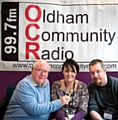 LIVE on air (l-r) Dave McGealy, Jodie Barber and Andy Powell