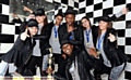 Dancers from Blades Academy qualified in Blackpool for the UDO Street Dance World Championship and Six Nations, as a team and also a duo. Team left to right, Charnaye Dudley, Alexa-Jae Greenidge, Chante Pilgrim, Tatenda Mashonganyika, Nicole Borges, Nicole Brown. Artistic director Yolande Blades pictured in front with trophy.