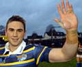 BIDDING farewell to the game . . . Kevin Sinfield