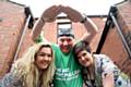 Mark Thomson with his daughters (left) Vikki and (right) Gemma. Mark is taking part in Manchester Swim to raise money for Macmillan