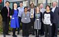 AWARD nomination... (L-R) Zack Fang, Consultant Microbiologist; Emma Hughes, Senior Clinical Pharmacist (Antimicrobials); Dimitrios Mermerelis, Microbiology Registrar; Vinutha Siddaraju, Microbiology Registrar; Joel Paul, Consultant Virologist; Charlotte Brookfield, Microbiology Registrar; Ivor Cartmill, Consultant Microbiologist; Shuk In (Anita) Ho, ePMA Pharmacy System Manager and Clinical Pharmacist; Mark Livingstone, Head of Pharmacy