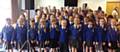 TOP NOTE . . . the St. Matthew's School choir.