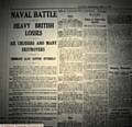 HOW the Chronicle reported the news of the Jutland naval battle