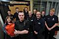 LEFT to right: Rev Jean Hurlston (Oldham Street Angels), cadet Ciaran Collins, cadet Rob Slater, Insp Trevor Harrison, cadet Aaron Bell, Special Insp Matt Saville, Insp Karen Taylor, Graham Radcliffe (street pastor), cadet Luke Blair and PCSO Sue Hoyle (cadet leader). 