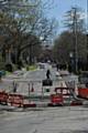 Resurfacing work taking place on Waterloo Street, Glodwick.