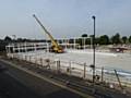 New Lidl store being constructed on the site of Royton Assembly Hall.