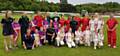 OUR HEROES . . . Heyside Hyenas and Brooksbottom with players from Lancashire Thunder