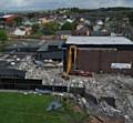 Oldham Sports Centre demolition.